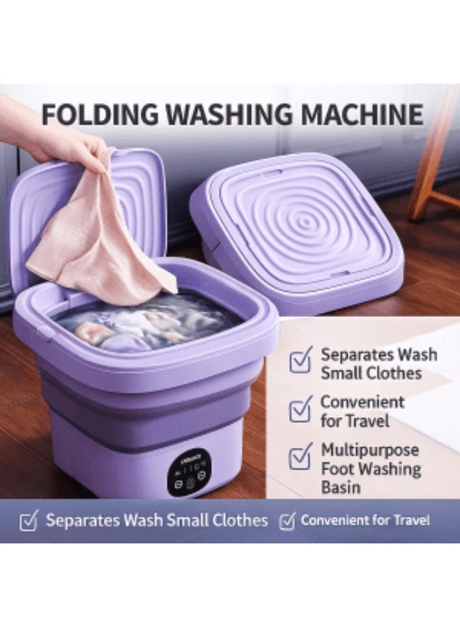 غسالة محمولة قابلة للطي، غسالة حوض غسيل صغيرة للسفر - Image 1